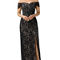 Womens Off The Shoulder Special Occasion Evening Dress - Image 1 of 2