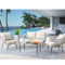 Inspired Home Railynn Outdoor Rattan Wicker 4pc Seating Group - Image 1 of 5