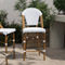 Flash Furniture PE Rattan French Bistro Stacking Counter Stool - Image 1 of 5