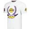 FISLL Unisex White Los Angeles Lakers Heritage Crest T-Shirt - Image 3 of 4