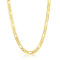 Links of Italy Sterling Silver 4mm Figaro Chain - Gold Plated - Image 1 of 2