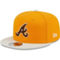 New Era Men's Gold Atlanta Braves Tiramisu 9FIFTY Snapback Hat - Image 1 of 4
