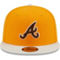 New Era Men's Gold Atlanta Braves Tiramisu 9FIFTY Snapback Hat - Image 3 of 4