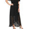 Womens Belted Long Wrap Dress - Image 1 of 2