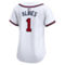 Nike Women's Ozzie Albies White Atlanta Braves Home Limited Player Jersey - Image 4 of 4