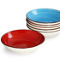 Elama Sebastian 18 Piece Double Bowl Stoneware Dinnerware Set in Assorted Colors - Image 4 of 5
