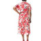 Womens Floral Print Calf Midi Dress - Image 2 of 4