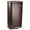 Elama 3 Piece 30 Liter and 5 Liter Stainless Steel Step Trash Bin Combo Set with - Image 2 of 5