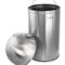 Elama 50 Liter Large 13 Gallon Push Lid Stainless Steel Cylindrical Home and Kit - Image 4 of 5