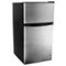 MegaChef 3.2 Cubic Feet 2 Door Refrigerator/Freezer in Stainless Steel - Image 2 of 5