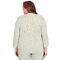 Alfred Dunner Plus Size English Garden Flower Stitch Two In One Top With Necklace - Image 2 of 5