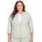 Alfred Dunner Plus Size English Garden Button Front Blazer Jacket - Image 1 of 5
