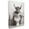 Stupell Canvas Wall Art Cattle Reading Newspaper, 16 x 20 - Image 3 of 5