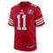 Nike Men's Brandon Aiyuk Scarlet San Francisco 49ers Super Bowl LVIII Game Jersey - Image 3 of 4