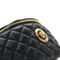 Versace La Medusa Black Quilted Lamb Leather Fanny Pack Belt Bag (New) - Image 4 of 5