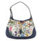 Gucci Jackie Flora Canvas White Blue Agata Hobo Bag (New) - Image 1 of 5