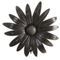 Nearly Natural 30-in x 30-in Brushed Metal Daisy Flower Sconce Candle Holder Wall - Image 1 of 2