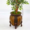 Nearly Natural 59-in Variegated Ficus Artificial Tree in Decorative Planter - Image 1 of 2