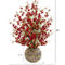 Nearly Natural 30-in Cherry Blossom Artificial Arrangement in Stoneware Vase with - Image 2 of 2