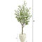 Nearly Natural 63-in Eucalyptus Artificial Tree in White Planter - Image 2 of 2