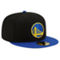 New Era Men's Black/Royal Golden State Warriors 2-Tone 59FIFTY Fitted Hat - Image 4 of 4