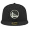 New Era Men's Black Golden State Warriors Black & White 59FIFTY Fitted Hat - Image 3 of 4
