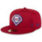 New Era Men's Red Philadelphia Phillies 2024 Clubhouse 59FIFTY Fitted Hat - Image 1 of 4