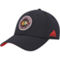 adidas Men's Black Chicago Blackhawks Circle Logo Flex Hat - Image 2 of 4
