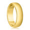 Metallo Stainless Steel 6mm Polished Ring - Gold Plated - Image 2 of 3