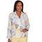 Alfred Dunner Petite Charleston Women's Abstract Watercolor Jacket - Image 1 of 5