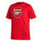 adidas Men's Red Arsenal Crest T-Shirt - Image 3 of 4
