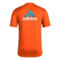 adidas Men's Orange FC Cincinnati Local Pop AEROREADY T-Shirt - Image 4 of 4