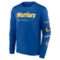 Fanatics Branded Men's Royal Golden State Warriors Baseline Long Sleeve T-Shirt - Image 3 of 4