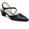 Minimalist Womens Strappy Pointed Toe Slingback Heels - Image 4 of 5