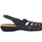 Santa Cruz Womens Leather Comfort Slingback Sandals - Image 3 of 5