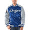 Starter Men's Royal/White Los Angeles Dodgers Varsity Satin Full-Snap Jacket - Image 1 of 3