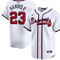Nike Men's Michael Harris II White Atlanta Braves Home Limited Player Jersey - Image 2 of 4