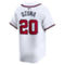 Nike Men's Marcell Ozuna White Atlanta Braves Home Limited Player Jersey - Image 4 of 4