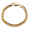 PalmBeach Men's Curb-Link Chain Bracelet in Gold Tone 9