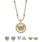 PalmBeach 14k Yellow Gold-Plated Necklace Earrings Set - Image 1 of 5