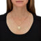 PalmBeach 14k Yellow Gold-Plated Necklace Earrings Set - Image 3 of 5