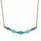 PalmBeach Blue Crystal and Simulated Turquoise Necklace - Image 1 of 5
