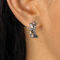 PalmBeach Fiery Crystal Bracelet & Earring Set Goldtone - Image 4 of 5