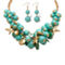 PalmBeach 2 Piece Sea Life Jewelry Set in Yellow Gold Tone - Image 1 of 5
