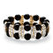 PalmBeach Black Beaded Bracelet with Crystal Accents - Image 1 of 4