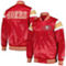 Starter Men's Scarlet San Francisco 49ers Satin Full-Snap Varsity Jacket - Image 1 of 2