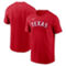 Nike Men's Red Texas Rangers Fuse Wordmark T-Shirt - Image 1 of 4