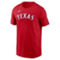 Nike Men's Red Texas Rangers Fuse Wordmark T-Shirt - Image 3 of 4