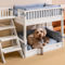 New Age Pet® ECOFLEX® Dog Bunk Bed with Removable Cushions - Grey - Image 3 of 5