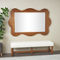 Morgan Hill Home Modern Brown Wooden Wall Mirror - Image 2 of 5